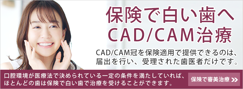 保険で白い歯CAD/CAM治療